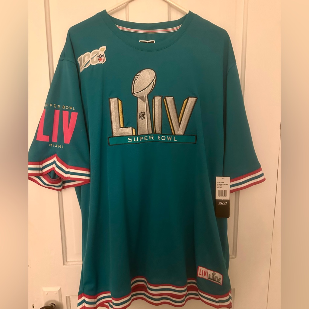 Nfl Super Bowl Liv Miami Jersey Nwt